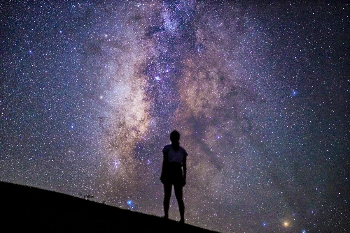 満天の星空が広がる小浜島の夜