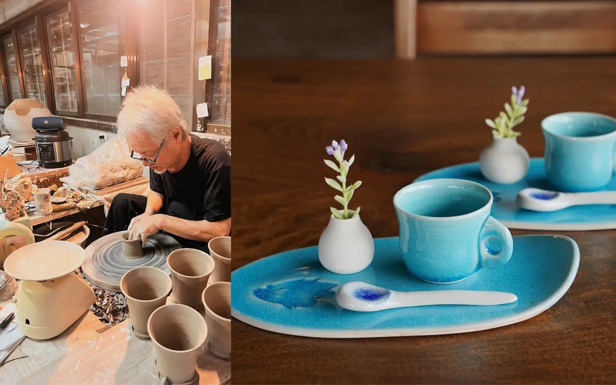 地域の赤土を活用したやちむん作り体験
